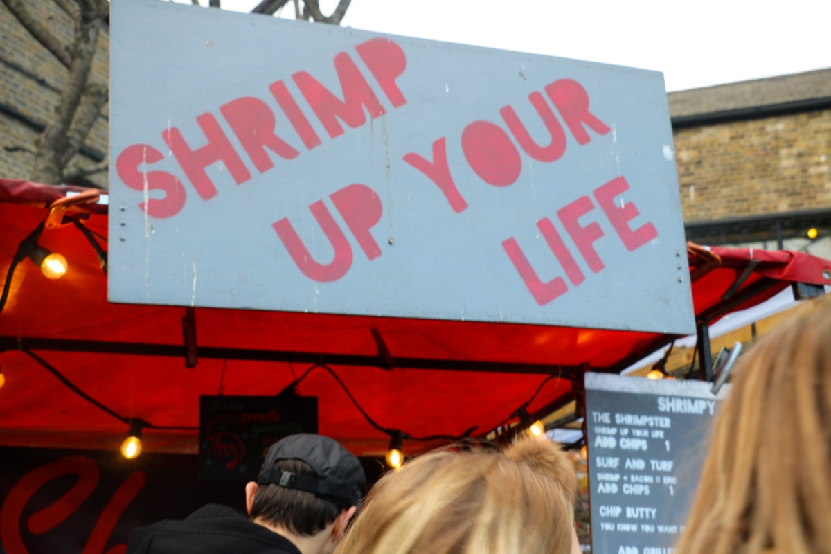 Shrimp stand    